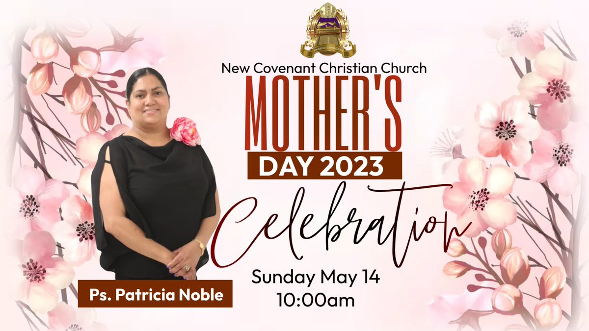 WalterPMay's tweet photo. @NewCovenantCC @GUFellowship @DrToniGA @RavonNoble @Curtleydaniels @Patnobleworship @bishoptheonoble 
Join us for our special Mother's Day service @10AM today. Happy Mother's Day! https://t.co/Fvm5idzyrA