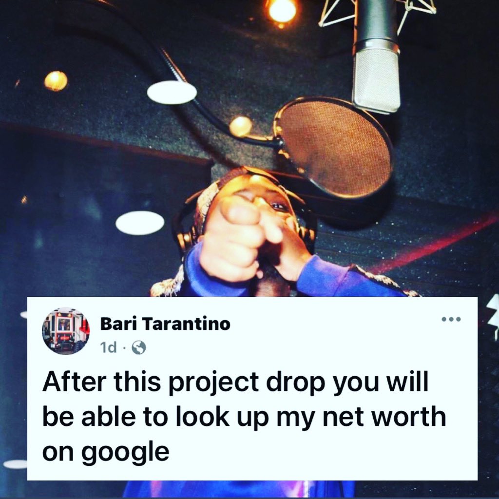 HNHHChicago's tweet photo. #BariTarantino Will have a public Net Worth following the release of his upcoming album #KingsLegacy https://t.co/1eimO9lX1H