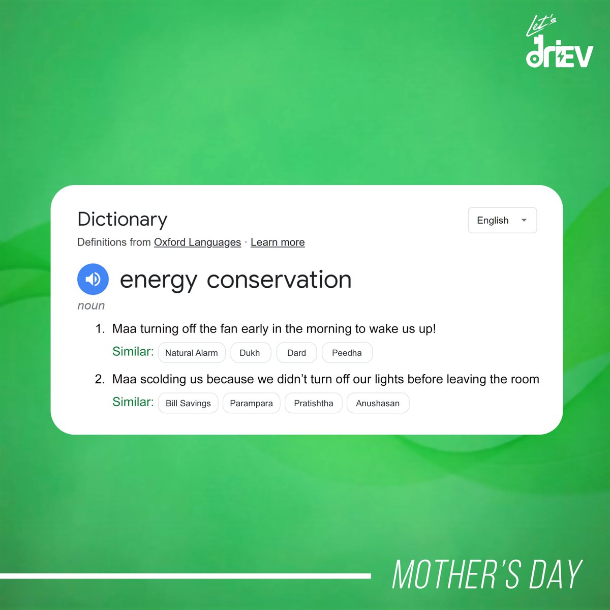 Well, we learned from the BEST✨

#LetsdriEV #MothersDay #MothersDay2023 #motherhood #sustainabledevelopment #EnergyConservation #ElectricVehicles #SuperMoms #sundayvibes #SundayMorning #LoveYouMom #ThankYouMom #MomLove #momlife #MomentsWithMom #BestMomEver #MomAndMe