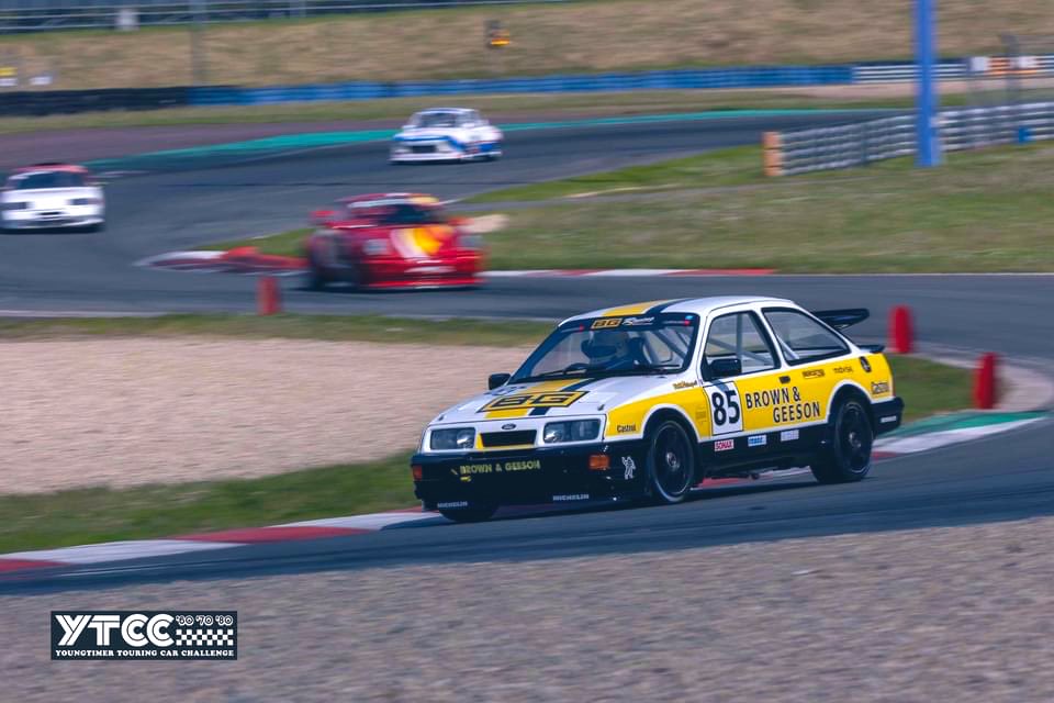 Spotted: Eurovision! 

Daniel Brown used all of the B&G Ford Sierra RS500 power to take a Youngtimer Touring Car Challenge (YTCC) race win yesterday at the Oschersleben circuit 🇩🇪🏁

#RS500 #YTCC #Oschersleben 

(📸© YTCC)