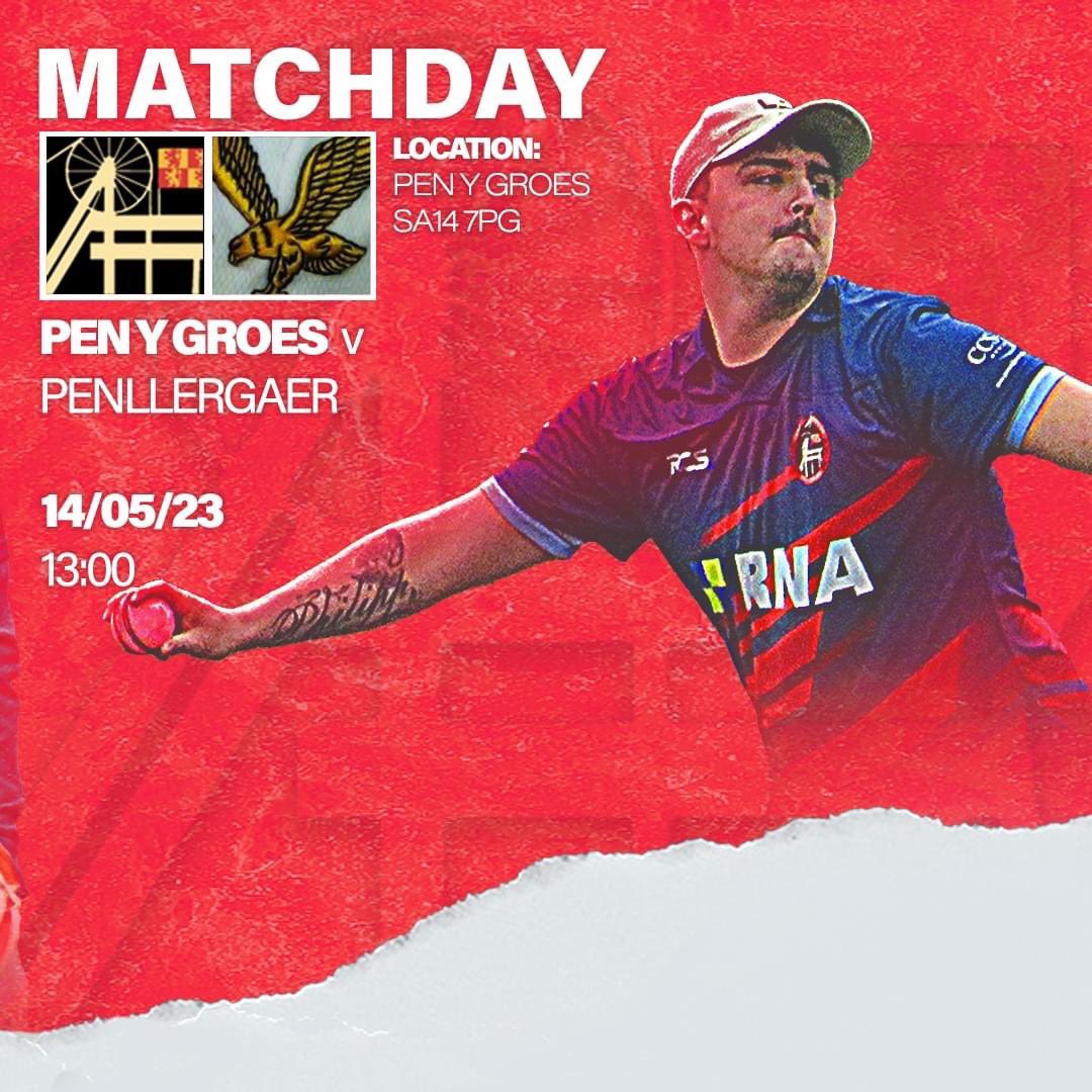 IT'S MATCH DAY 🏏

Come down to the park to support Pen Y Groes in their league game against Penllergaer.

🕐 13:00
📍Home, SA14 7PG.

#YmlaenYGroes #Cricket