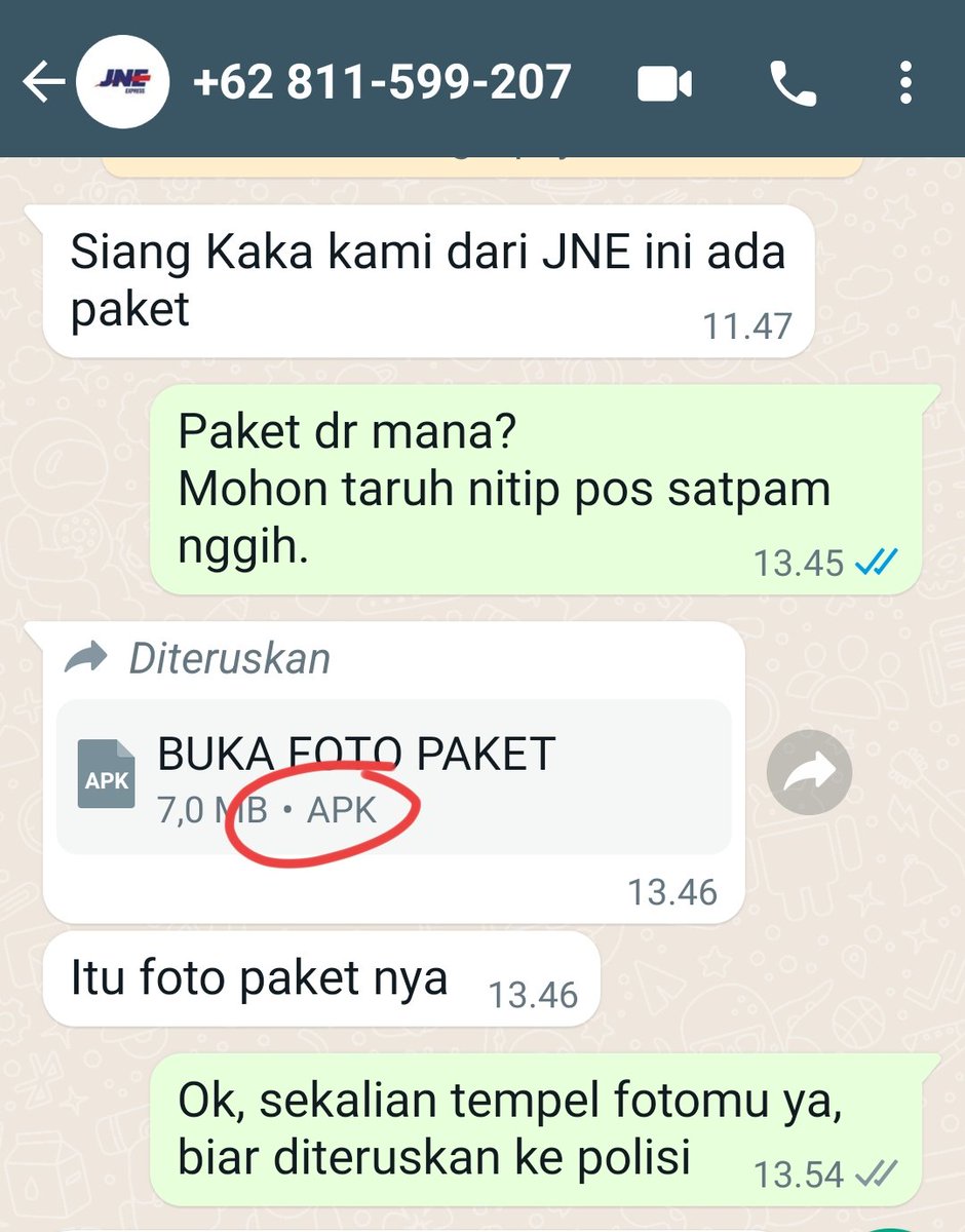 Barusan dapat pesan WA seperti ini. Sempat saya jawab, tapi langsung blokir.  Hati-hati dulur. Penipuan!

اللَّهُمَّ صَلِّ عَلىَ سَيِّدِنَا مُحَمَّدٍ، وَأَشْغِلِ الظَّالِمِينَ بِالظَّالِمِينَ
وَأَخْرِجْنَا مِنْ بَيْنِهِمْ سَالِمِينَ وَعلَى الِهِ وَصَحْبِهِ وَسَلِّمْ
🤲