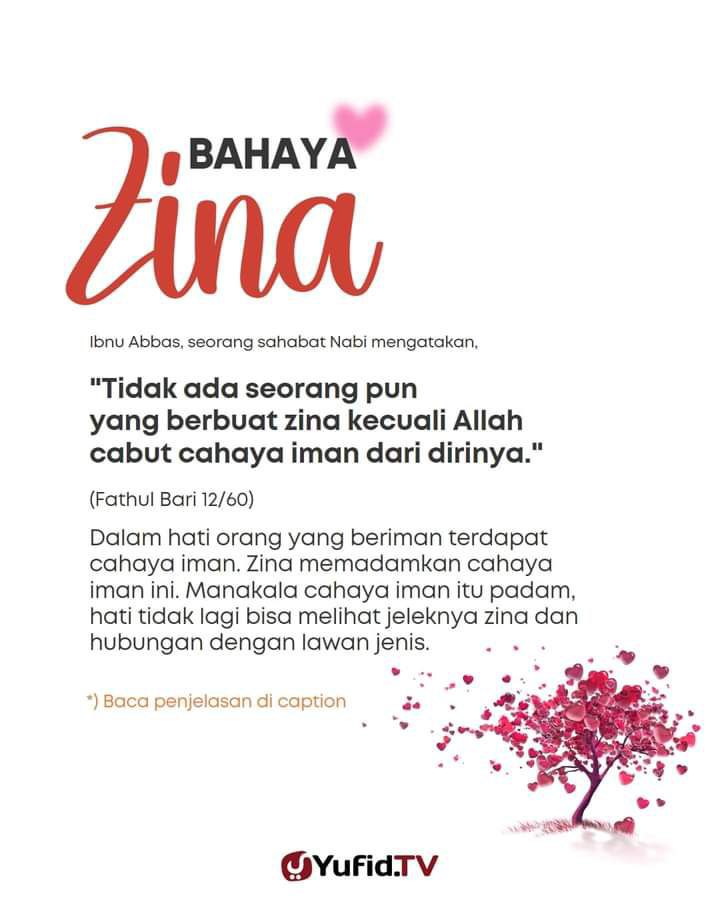 yufid's tweet photo. Bahaya Zina https://t.co/aHaN1W03qZ