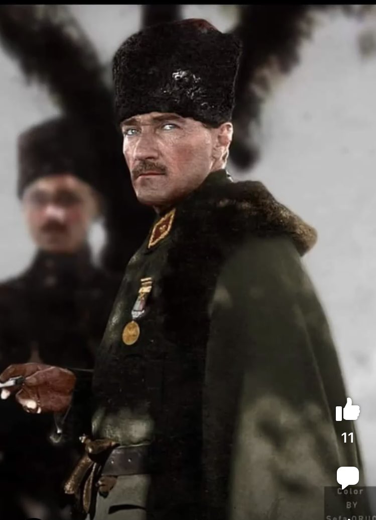 Ülkem insanı bu gün yeniden doğruya yani sana dönüyor büyük ATAM