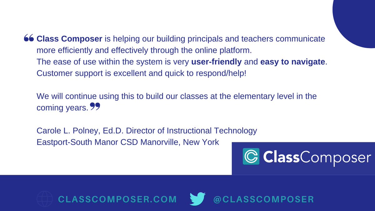 Have you heard about <a href="/classcomposer/">Class Composer</a> and how it can make a difference your school? Hear from an administrator about the benefits of bringing Class Composer to your school &amp; get started with it today! classcomposer.com #education #edchat #edtech #elemchat #suptchat