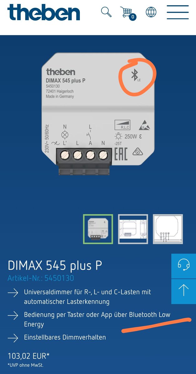 Anyone knows if <a href="/esphome_/">ESPHome</a> 's  bluetooth-proxies can support  devices like DIMAX 545 from <a href="/Theben_AG/">Theben AG</a>? Maybe it is a great opportunity to join the "Works with <a href="/home_assistant/">Home Assistant</a> program" <a href="/Theben_AG/">Theben AG</a> ?

theben.de/de/dimax-545-p…