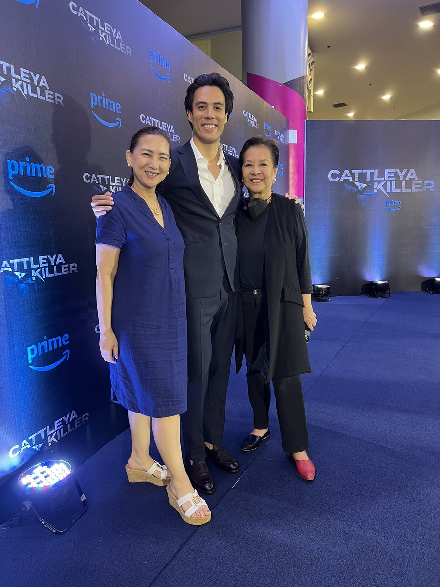 At the blue carpet screening of Cattleya Killer. 

Streaming June 1 on <a href="/primevideoph/">Prime Video Philippines</a>