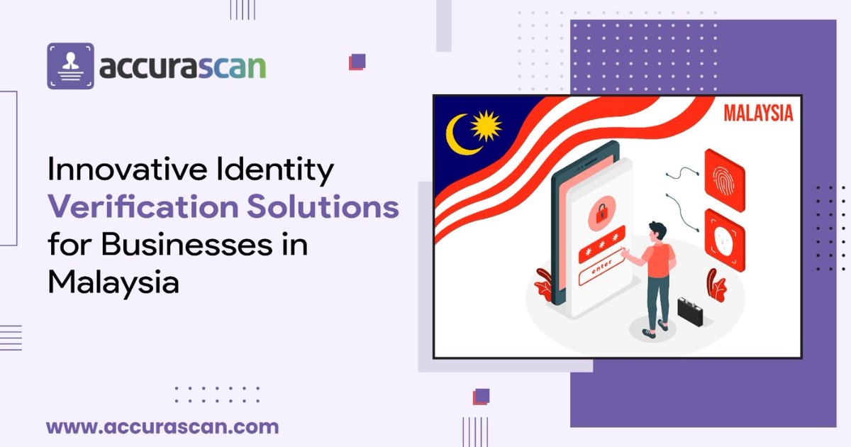Innovative Identity Verification Solutions for Businesses in Malaysia

bit.ly/42XWYjP

#IdentityVerification #DigitalKYC #AccuraScan #CustomerOnboarding #MalaysiaBusinesses #AMLCompliance #GDPRCompliance #FraudPrevention #SecureServices #InnovativeSolutions
