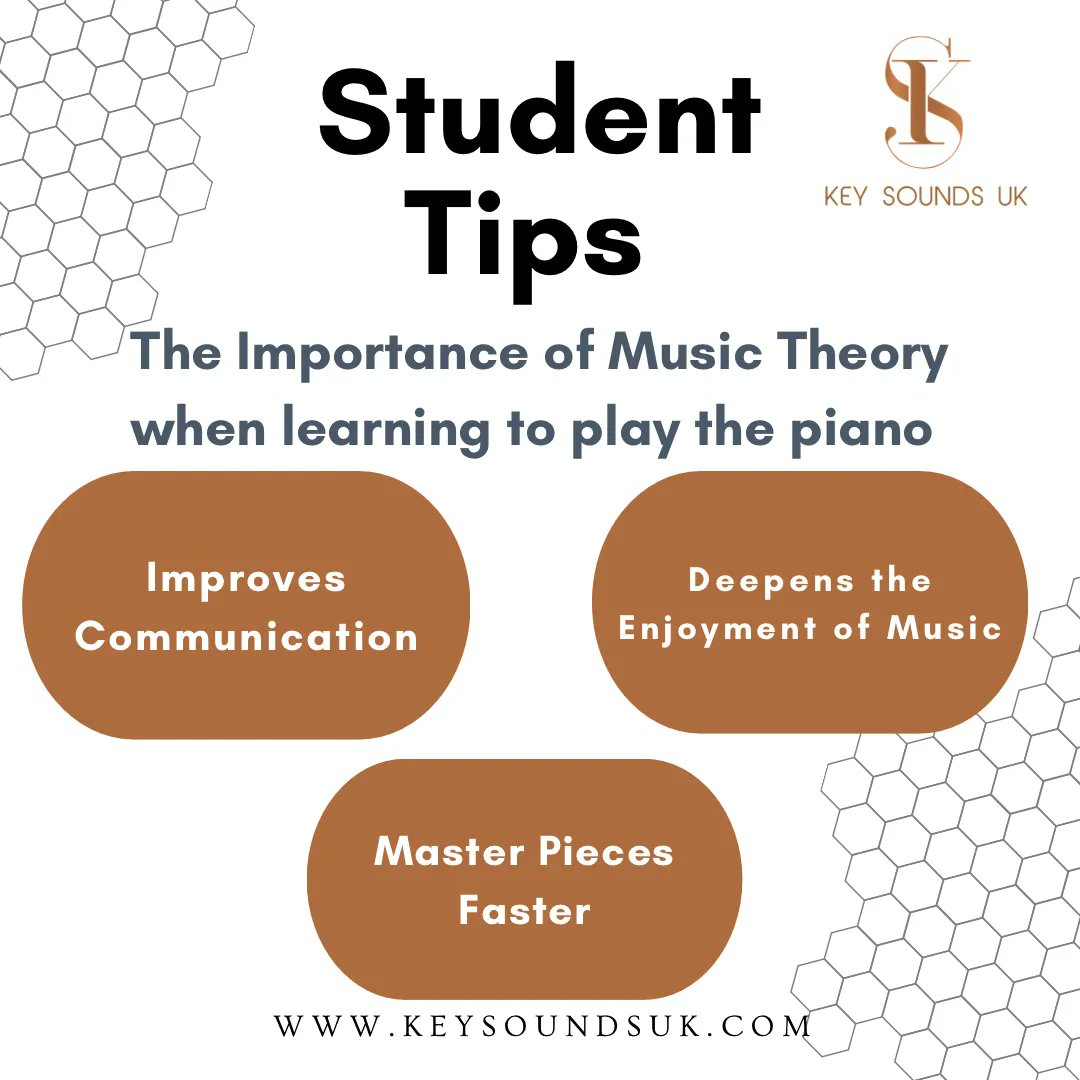 keysoundsuk's tweet photo. Music theory is the foundation of every great composition 💪 

The importance of music theory when learning the piano include:
- Improves Communication
- Deepens the Enjoyment of Music
- Master Pieces Faster https://t.co/VWKFWyEcnd