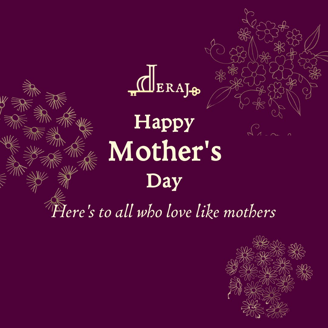 DerajLifestyle's tweet photo. Happy Mother's Day to all those who love like mothers, regardless of their gender, biological relation, or family structure. Today we celebrate those who have nurtured, cared for, and protected those around them with fierce and unyielding love
 #Deraj #MothersDay #LoveLikeMothers https://t.co/1tsV0egBPe