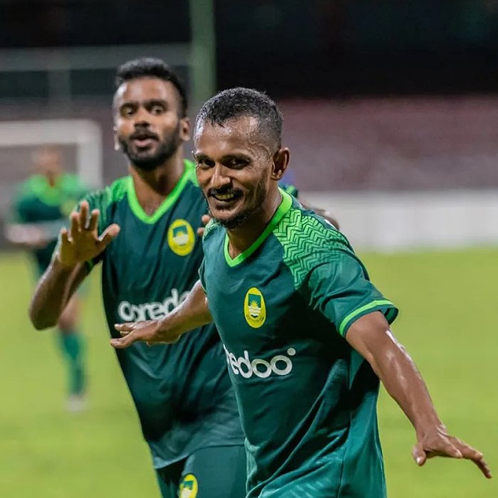 Another game. Another goal! ⚽⚡
Last night was my first start after 15 months 💪
🟢  MAZ 5x0 CGS 🟢 

📸: <a href="/shabin_ir/">Mohamed Shabin IR 🇲🇻</a>