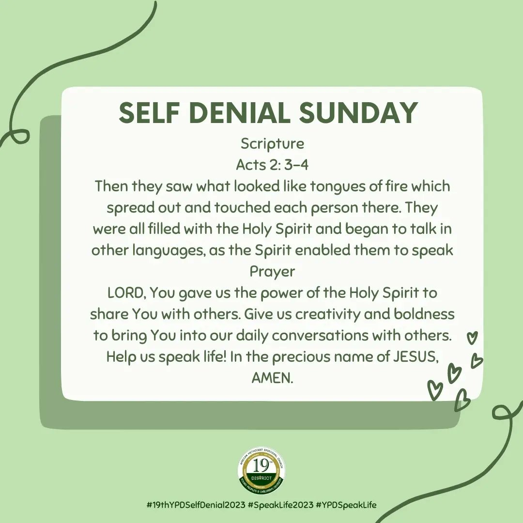 Ypd19th's tweet image. 14 MAY - SELF DENIAL WEEK - SPEAK LIFE - SELF DENIAL SUNDAY

For the very last time as we close off the biggest week in the YPD in this quadrennium, join us in our devotion + fast and activity by using the hashtags #19thYPDSelfDenial2023 #SpeakLife2023 #YPDSpeakLife