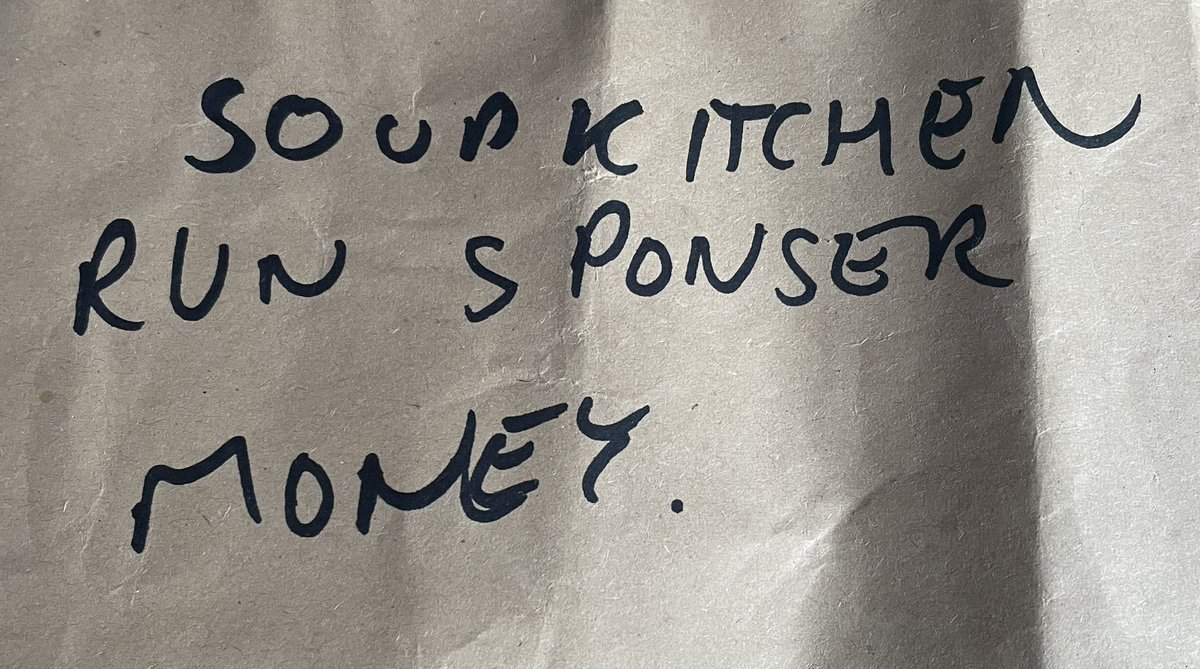Thank you very much to an anonymous donation left in our kitchen. You have raised us £83.04! If you would like a more personal thank you, please leave us a comment! ❤️
