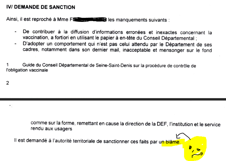 florarib's tweet photo. @grungalizer @JVCastorGuyane 2 mois après ma suspension, j'ai eu en prime un blâme pour avoir osé demander un consentement éclairé à la médecine du travail
refus de soumission 
30 ans de carrière sans histoire, je me suis rattrapée on dirait 🤣
@StephanTroussel  @partisocialiste  #CD93
en souvenir 😊 https://t.co/HQ0icwns92