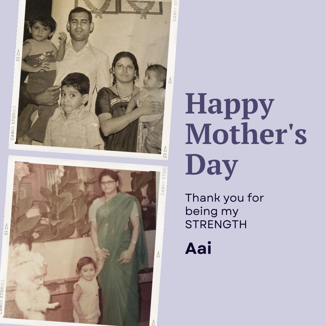 Happy Mother’s Day Aai! 

#MotherhoodLove #HappyMothersDay #MomLife #MomLove #MotherhoodJourney #FamilyFirst #MommyLife #MotherhoodMatters #MommyLove #GratefulForMotherhood #MommyAndMe #BlessedMom