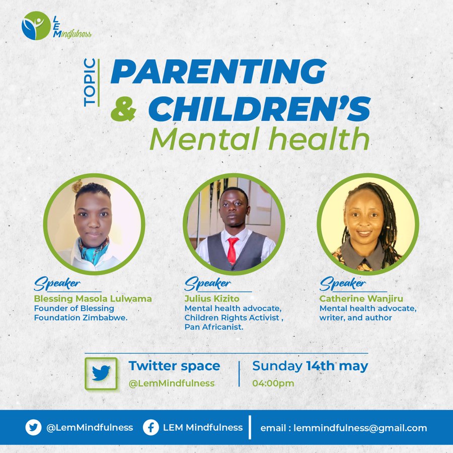 LEM-Mindfulness (@lemmindfulness) on Twitter photo Today is Mother's Day. Join us at 4.00pm EAT as we discuss "PARENTING & CHILDREN'S MENTAL HEALTH" with 3 amazing speakers <a href="/BlessingFounda1/">Blessing Foundation</a>, <a href="/CathyWanjiru8/">Catherine Wanjiru</a> & <a href="/JuliusKizito10/">Julius Kizito Munnakyalo</a> moderated by <a href="/MBakundana/">MartinB</a>.
Happy Mother's day to all the Mothers and mother figures all around the world. Today is Mother's Day. Join us at 4.00pm EAT as we discuss "PARENTING & CHILDREN'S MENTAL HEALTH" with 3 amazing speakers <a href="/BlessingFounda1/">Blessing Foundation</a>, <a href="/CathyWanjiru8/">Catherine Wanjiru</a> & <a href="/JuliusKizito10/">Julius Kizito Munnakyalo</a> moderated by <a href="/MBakundana/">MartinB</a>.
Happy Mother's day to all the Mothers and mother figures all around the world.