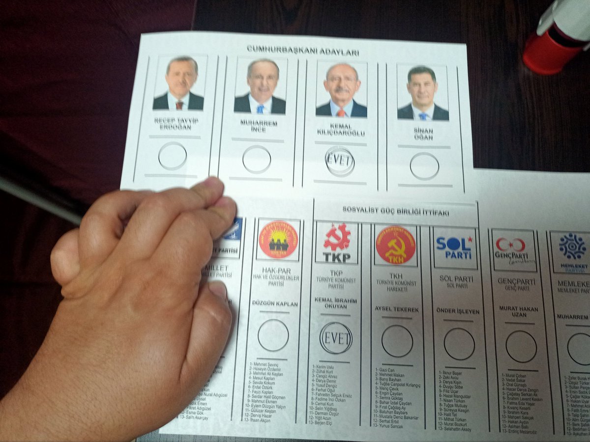 Safımız belli olsun ...

#TKP