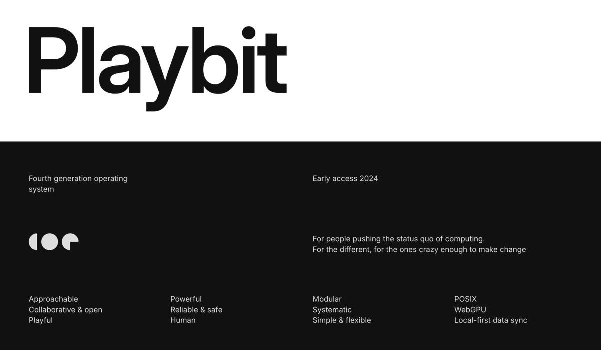 GetBetaTesta's tweet image. 🚨 Beta launch: @playbit_ 

The future operating system for software creatives.

Get early access → playb.it