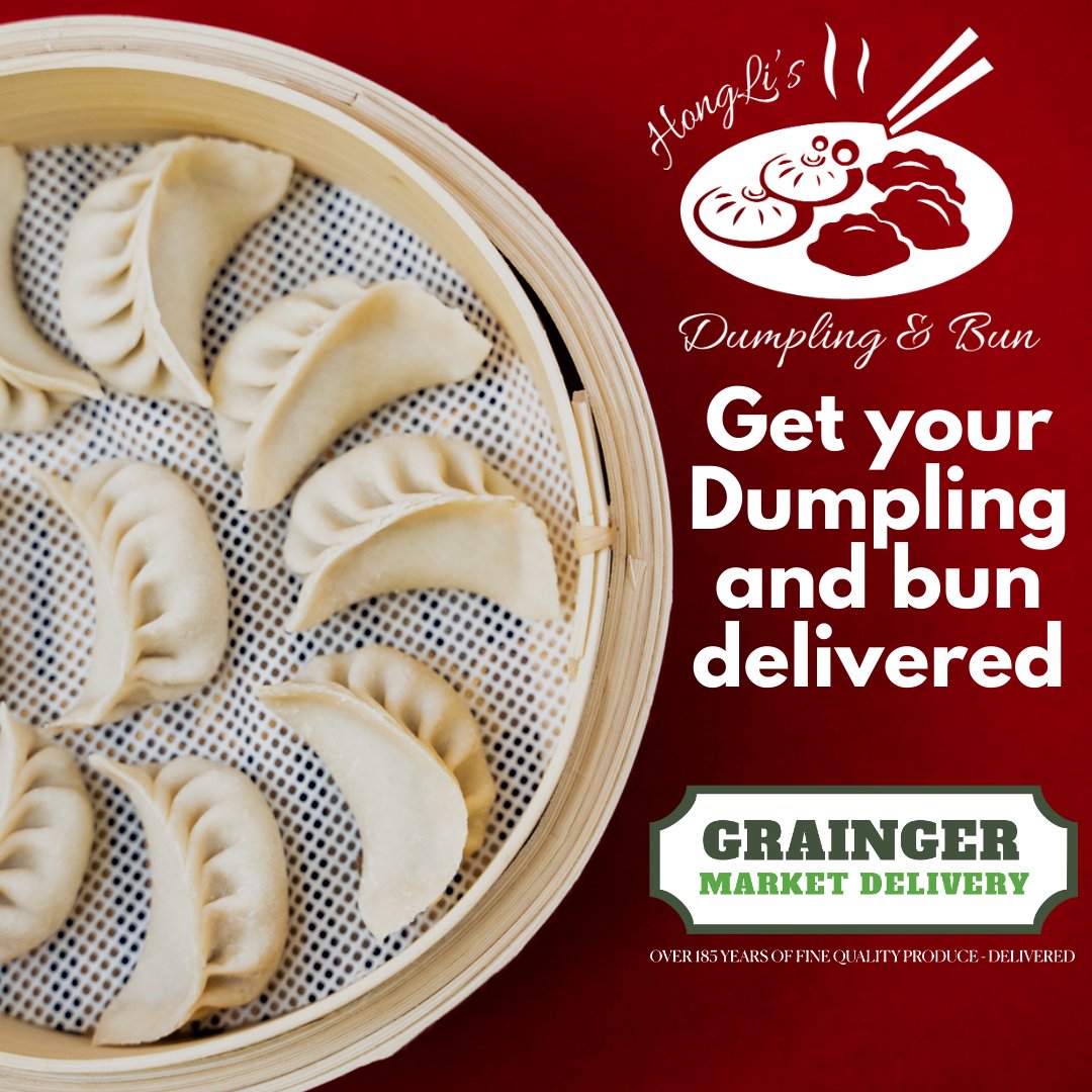 GraingerDeliver's tweet photo. Welcome to Dumpling and Bun, where every bite is a burst of flavor. Our handmade dumplings and buns are crafted with the freshest ingredients and authentic recipes. #DumplingAndBun #HandmadeDumplings #AuthenticFlavors #FusionEats #FoodieHeaven #SatisfyYourCravings https://t.co/yXik2jS0Ao