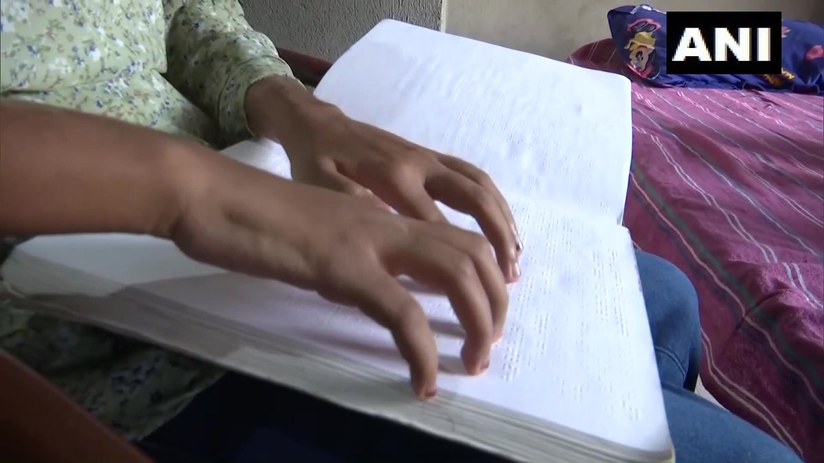 ANI's tweet photo. Chandigarh | 15-year-old Kafi, an acid attack survivor and daughter of a peon, scored 95.2% in her CBSE Class 10 results and became the topper of her school.

"I studied for 5-6 hours every day. My parents and teachers supported me a lot. I want to become an IAS officer and serve my country," she says