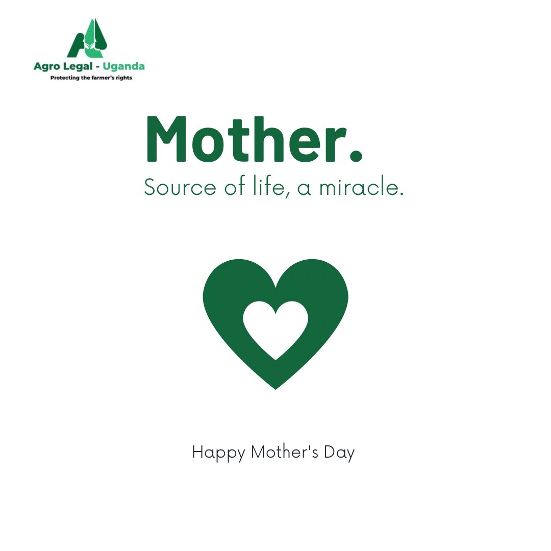 agroaid1's tweet photo. On this special day, As Agro Legal Aid we extend our warmest Mother's Day wishes to All Mothers As farmers.
you play a crucial role in feeding our society and nurturing the land. https://t.co/FYfE20xkRf