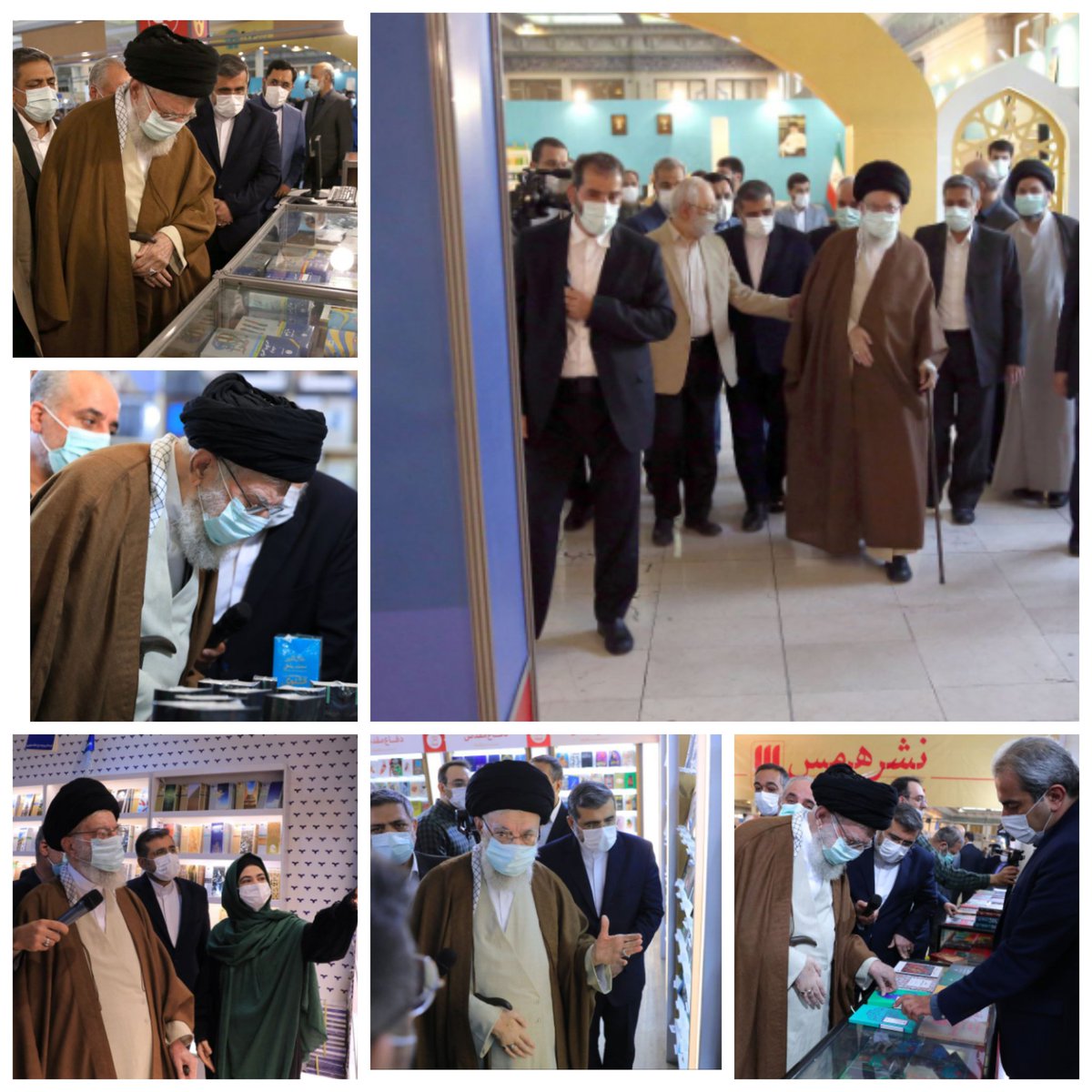 The Leader of the Islamic Revolution visited the 34th Tehran International Book Fair Sunday morning, May 14, 2023.

#نمایشگاه_کتاب_تهران 
#InternationalBookFair 
📍Tehran , Iran