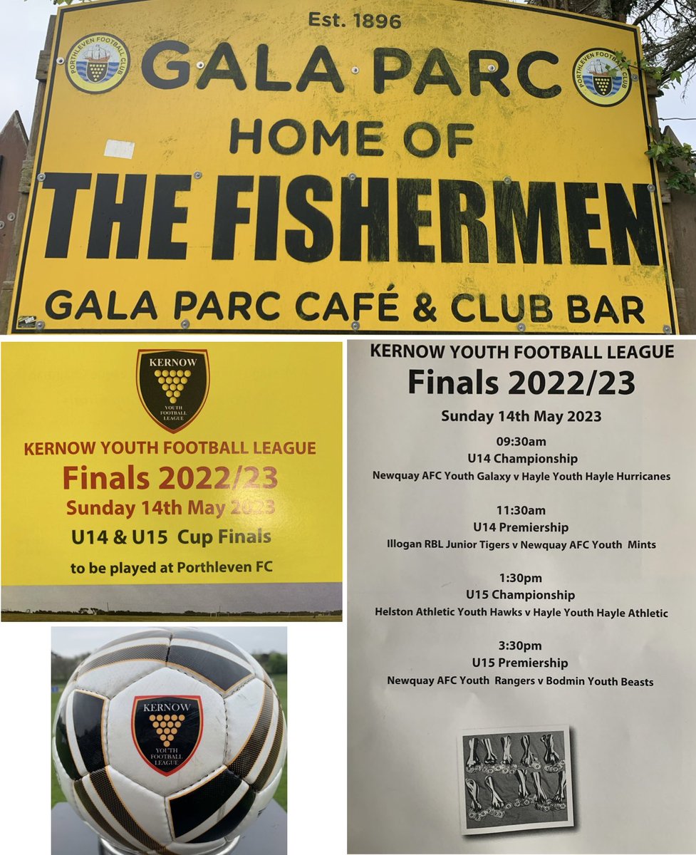 Kernow Youth League U14 &amp; U15 Cup Final Day !! ⚽️ thanks for hosting, fantastic facilities and hospitality <a href="/PorthlevenAFC/">Porthleven AFC</a>