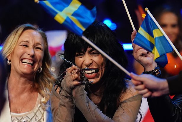 J_Motorcast_'s tweet photo. Every time Sweden's performer Loreen 
at the #Eurovision2023 grand final 
put her hands to her face 
I thought she was about to 
blind herself.

Careful with those nails, honey. https://t.co/9DC5ZanM9h