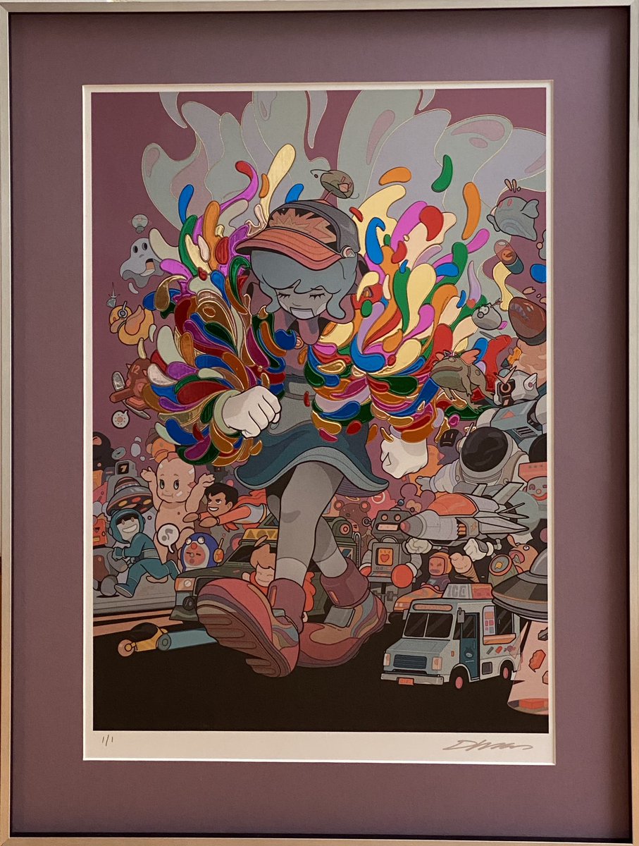 Punk8868's tweet photo. Rengirl Superrare 1/1 prints finally done! Both right and left ;) https://t.co/bS9x5ej1O8