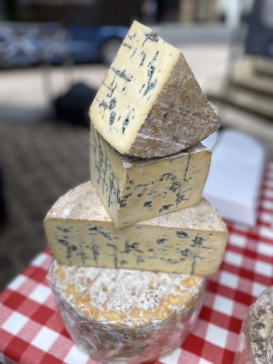 We’re all set up Bedford Flea, Affordable Art & Local Produce Market we have lots of delicious cheeses for you today 10-3. #rawmilk #rawmilkcheese #shoplocal #bedfordshire #Bedford #cheeselover #cheese