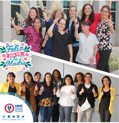 #DiaDeLaMadre 
Muy feliz día a todas las mamás, y en especial, a las del <a href="/HosMilSantiago/">Hospital Militar de Santiago</a> 🇨🇱 del <a href="/Ejercito_Chile/">Ejército de Chile</a> 

Que este día sea para ser homenajeadas y regaloneadas por la inmensa labor que desarrollan diariamente❤🫶🫰