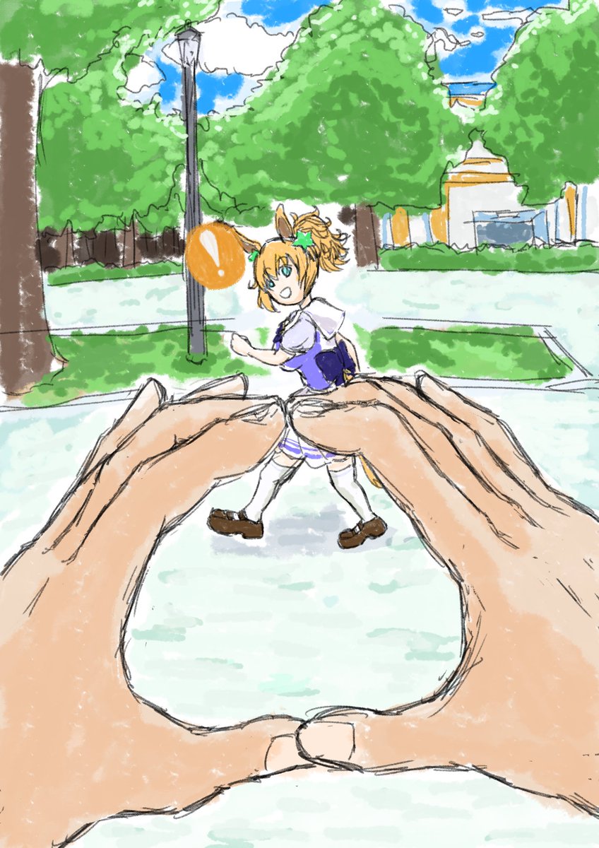 「この辺からiPad」|アヅキ🎨4/16ダービーガールズ8のイラスト