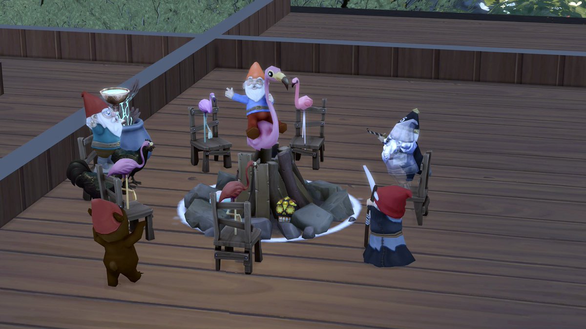 i create a shell challenge for my community that includes a mandatory flamingo. cute &amp; wholesome. yet THIS is what they do with it. where did it all go wrong? 🦩😶