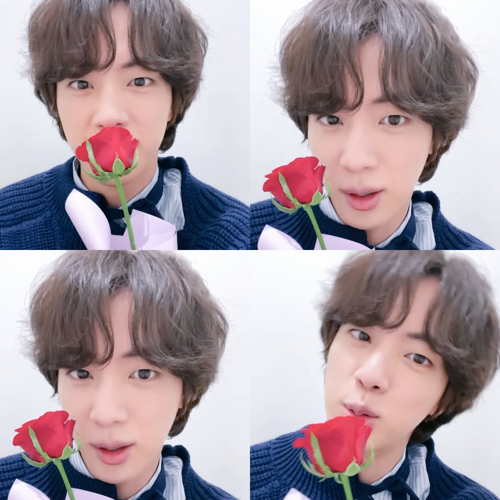 #BTSJIN sends #RoseDay wishes to #BTSARMY🌹
Miss you Jinu 😔 🥰😊
Stay Happy and Healthy 😇
#SeokjinAndRosesAreAWinningCombination 
#SeokJin_of_the_month 
#방탄소년단진
#RosesForJin
#HappyRoseDayJin
#WeLoveYouJIN 
#EatJin 
#MILITARY
#SEOKJIN