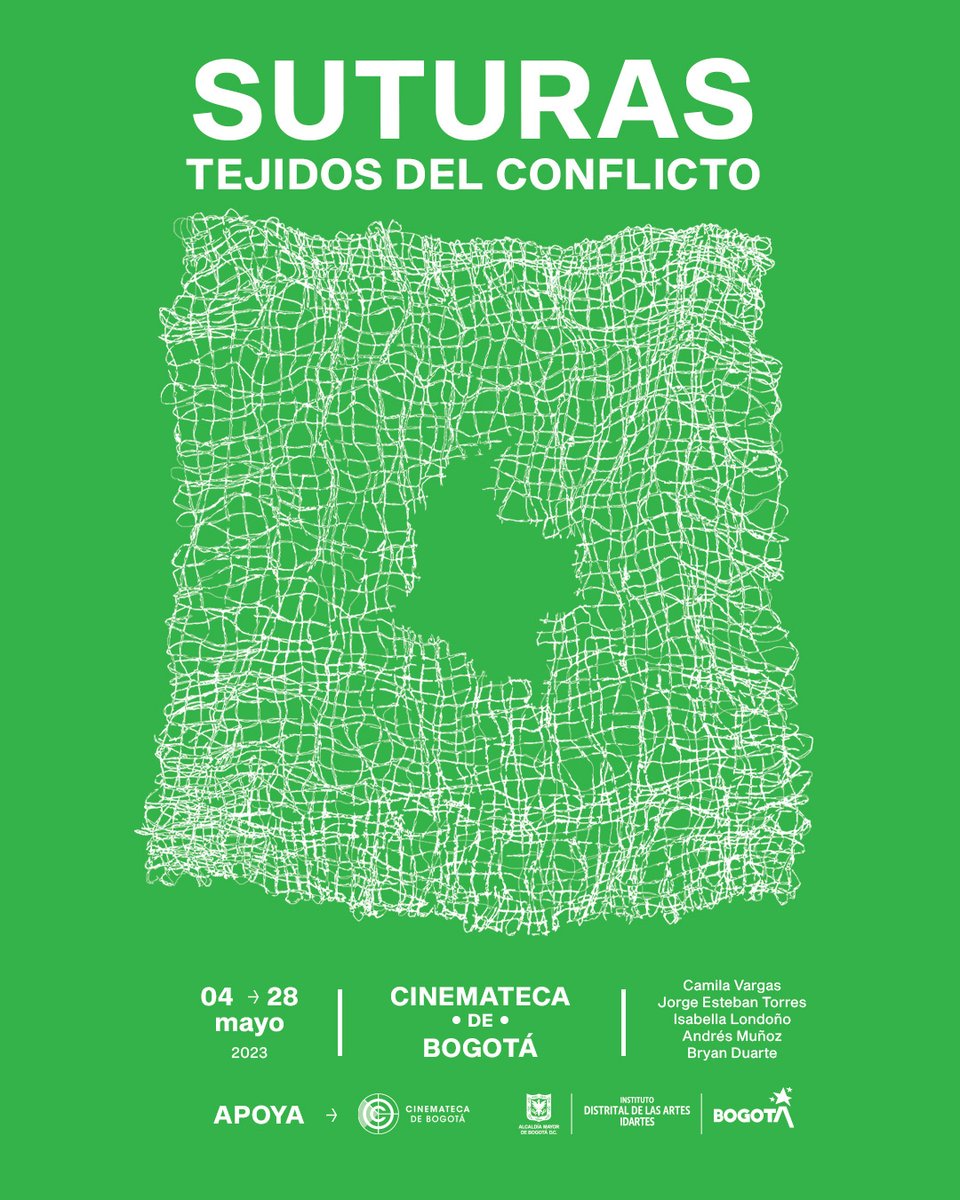 CinematecaBta's tweet photo. 🤩✨ | Agéndate para disfrutar de la Exposición Suturas: Tejidos del conflicto en la #SalaE de nuestra #CinematecaDeBogotá, hasta el 28 de mayo.
📍Una exposición de realidad virtual a través de 5 obras que narran el conflicto.
¡La entrada es libre! https://t.co/zADmTqqJnL