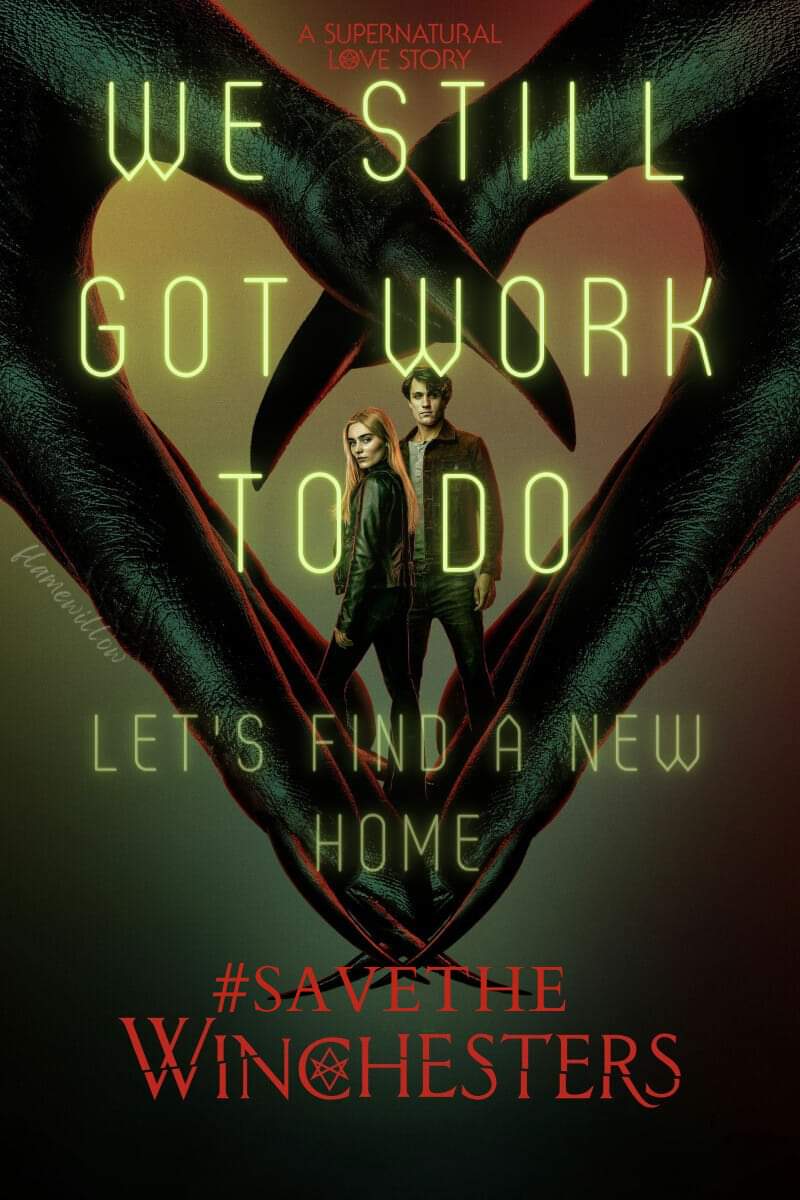 starfuryevents's tweet photo. We still got work to do!

Keep it trending! 

#SaveTheWinchesters https://t.co/onpfc1GTMa