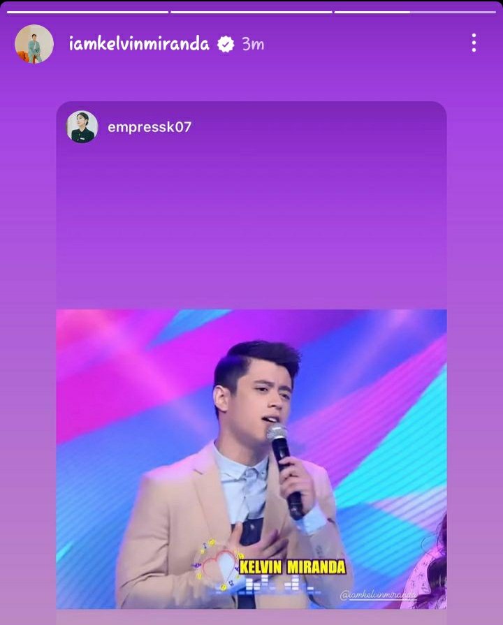 Hindi ako updated, mareeeee. 

Happy ta see you on AOS, 'lo pero di ako nakanood. 🤣🤣🤣  Labyuuu. More exposure pa for Kelvs plssss.. dasurv niya, super.
#KelvinMiranda