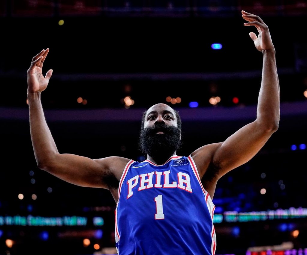 goatedhdn's tweet photo. James Harden plays basketball today 🔥 https://t.co/ZJAyAOVkDY