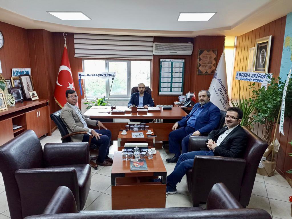 Filistin Vakfı Ankara Şube Başkanı Mümin Shabet Şube Başkanımıza Hayırlı Olsun Ziyaretinde Bulundu