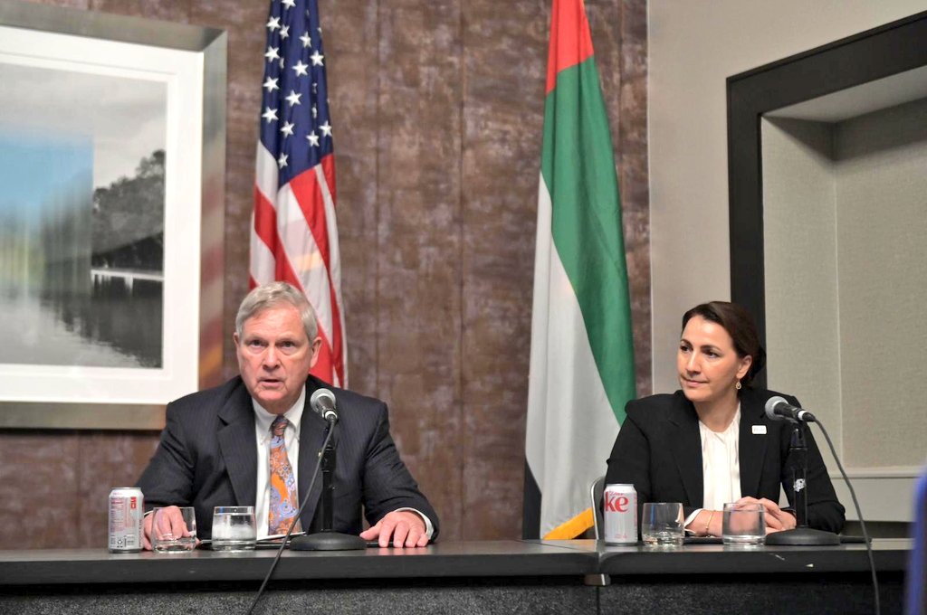 mariammalmheiri's tweet photo. I would like to thank my friend & co-lead @SecVilsack for his partnership & leadership on #AIMforClimate
Together, our two nations are accelerating innovation to fight #climatechange, improve #foodsecurity & create economic opportunity for people in the UAE, US & around the world https://t.co/GCPvoKkD3z