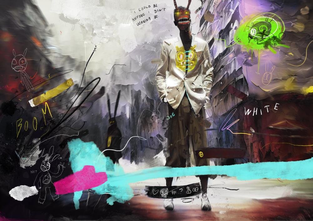 atomikpunc's tweet photo. get your #gjoe and join the weekly raffle by @CustomHorror for a chance to win a #WØRDS pack, a 1:1 piece and a #SPAIM series piece https://t.co/BSm5yjbPsB