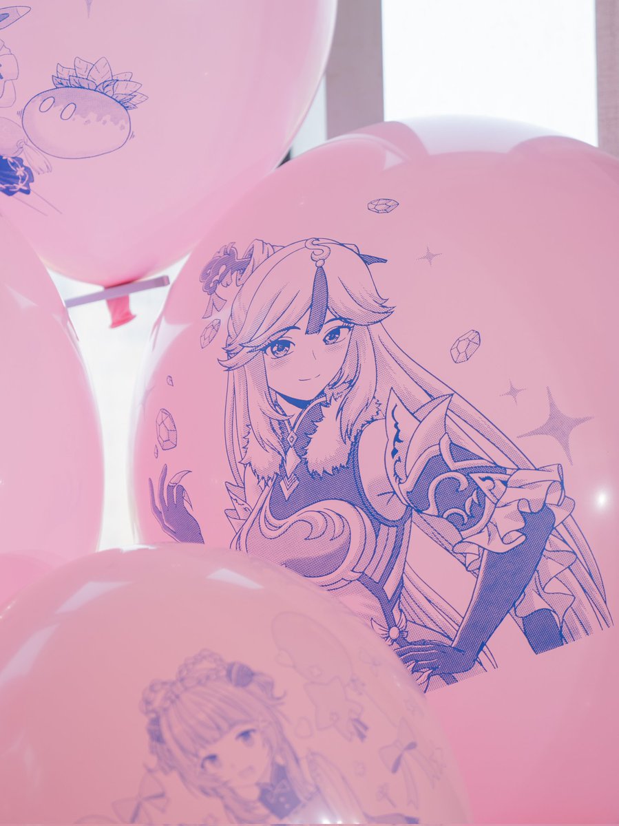 FxPatamon's tweet photo. 分享一些可爱的气球~
粉色真的太少女了！ https://t.co/Pk2HOCBsIY