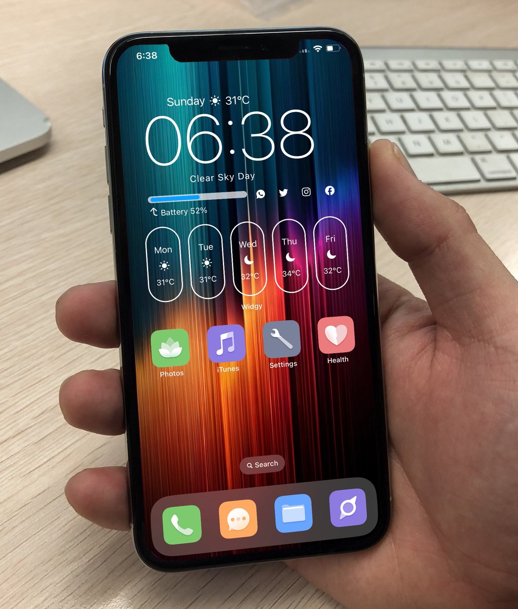 Ahmadansari2233's tweet photo. Today Setup for iOS users you can use it on any iPhone With ⬇️⬇️⬇️

#Doveoswidgets

https://t.co/OqZXmFtb9S

Mock-up hishoo2i template

Wall credit to author

Icon theme from Next icon app

#iOS16 #iOS17 #iOS1641 #iOSwallpaper #widgy #widgets https://t.co/CH2LgCD6LJ