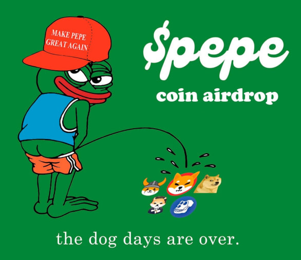 vpepecoin's tweet image. The $pepe Airdrop is live! 🐸
Claim tokens now at:
🔗pepesrewards.vip
$APED #Web3 $SUI #Pepe $PEPE $BOBO $PANDAI $DOGE $WOJAK #ETH $MUSK $SHIB #pepecoin #PSYOPS #crypto #pulsechain #shibainu #MONG $MONG #SHIBA $BOB $YODA #BAYC #ben #trading #cryptocurrency #milady