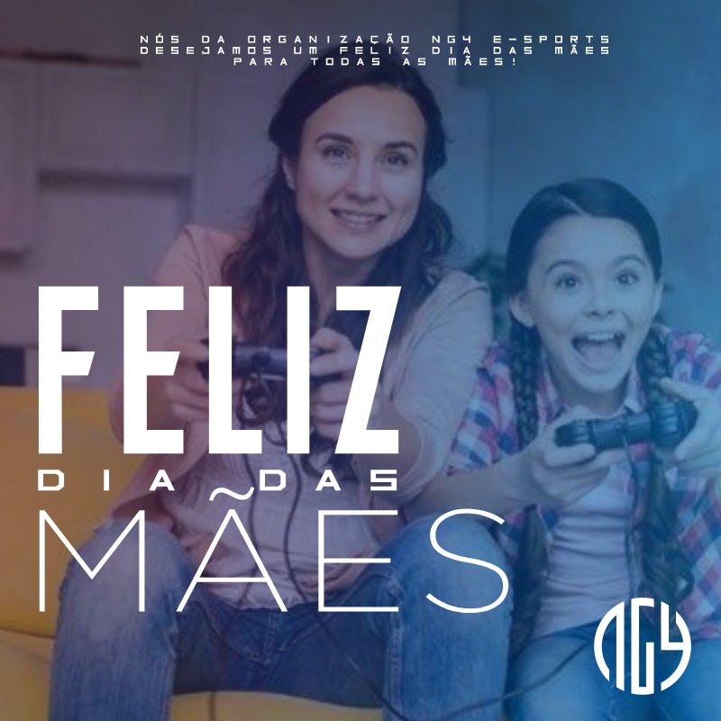ng4esports's tweet photo. FELIZ DIA DAS MÃES!!
.
.
Nós dá organização NG4 E-SPORTS desejamos um feliz dia das mães para todas as mães!

#goNG4 #felizdiadasmaes #maes https://t.co/Pj3BotJrsY