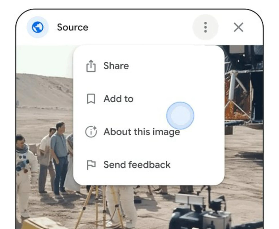 Real or AI-generated? 

Google's new tool, About this Image, will help you find out! 🧐Say goodbye to fake images & hello to transparency! Coming soon to the US. 🇺🇸 #GoogleSearch #ImageAuthenticity