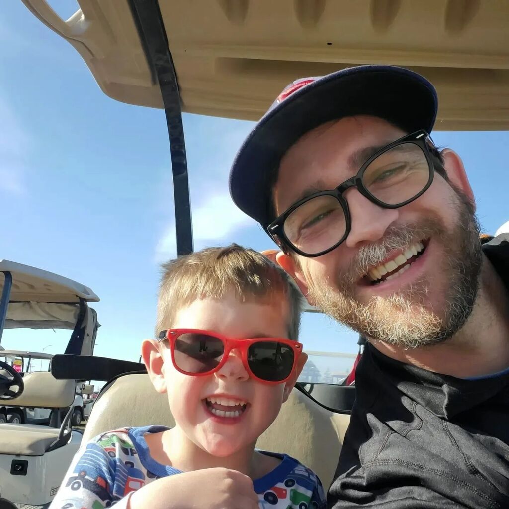 Happy birthday to my best bud, my golfing partner, and the coolest guy around. He fills my heart with a joy I've never experienced before, and today he turns FOUR! Happy birthday buddy! Daddy loves you!!! instagr.am/p/CsOZJrcA6nS/