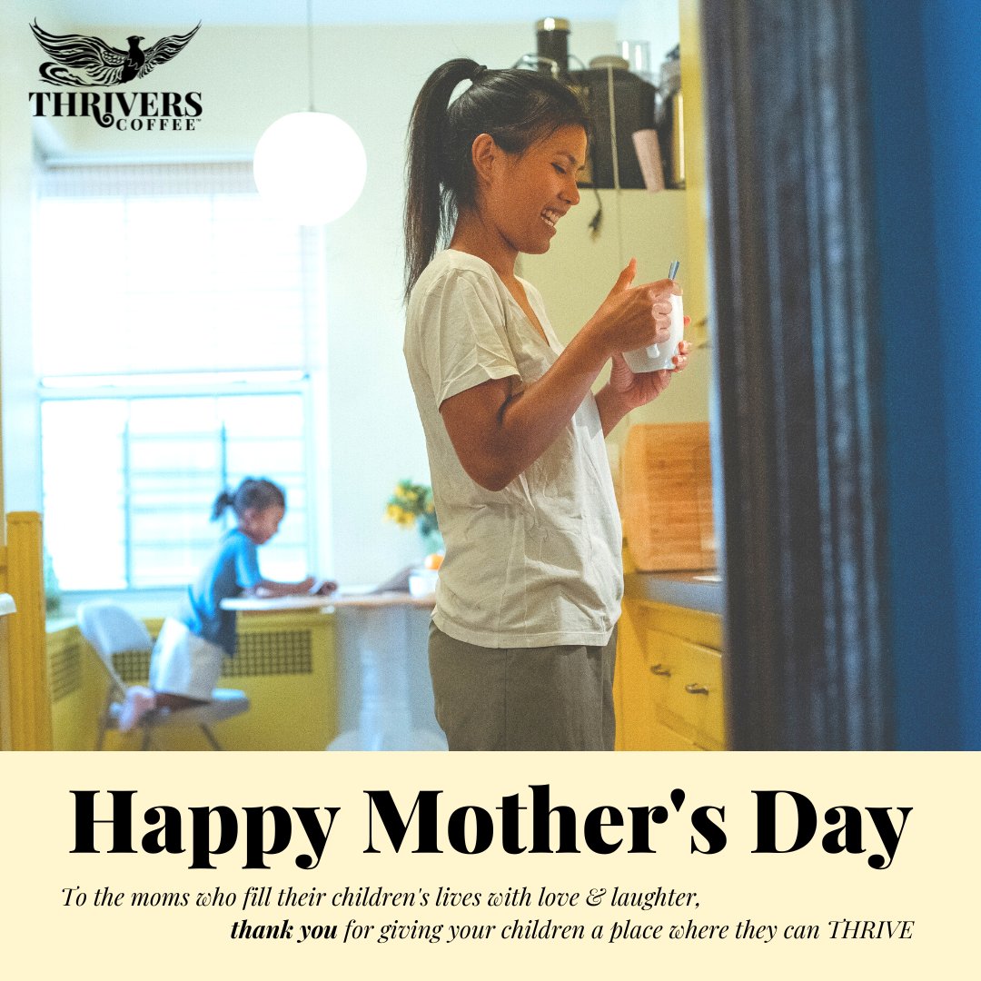 🌺 Happy #MothersDay! 🌺

Thank you to all the mothers out there who make us thrive. 💐 You are the heartbeat of our families and the driving force behind our success. Today and every day, we celebrate you!

#ThriversCoffee #Coffeeforacause