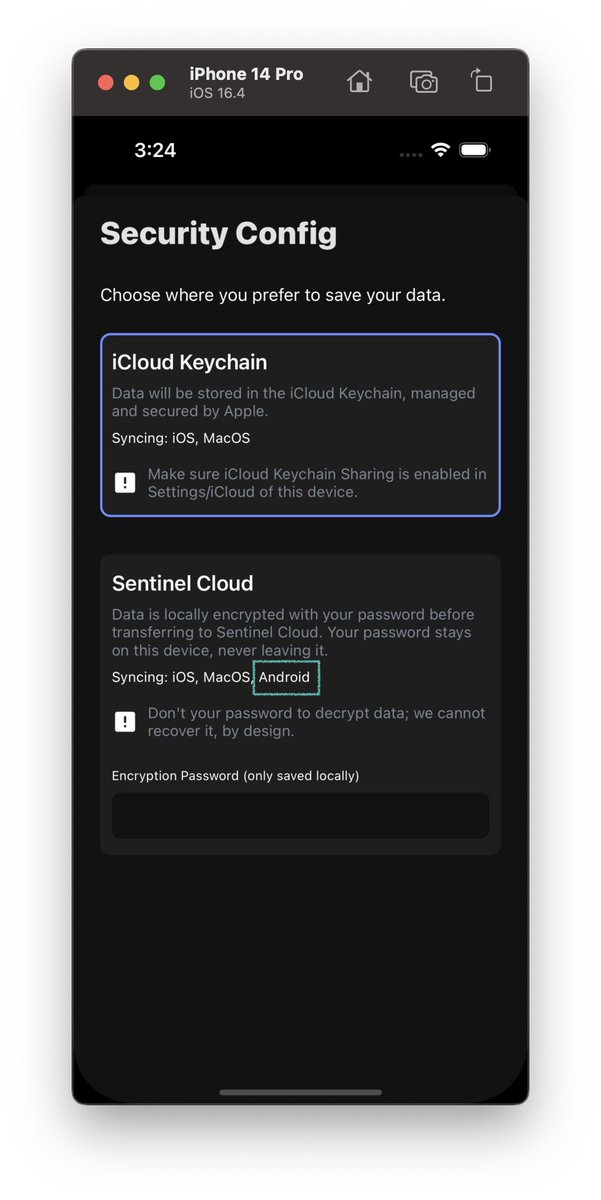 Still a work in progress, but it's coming 👀
First for Crypto Warden, and later for Authenticator ...