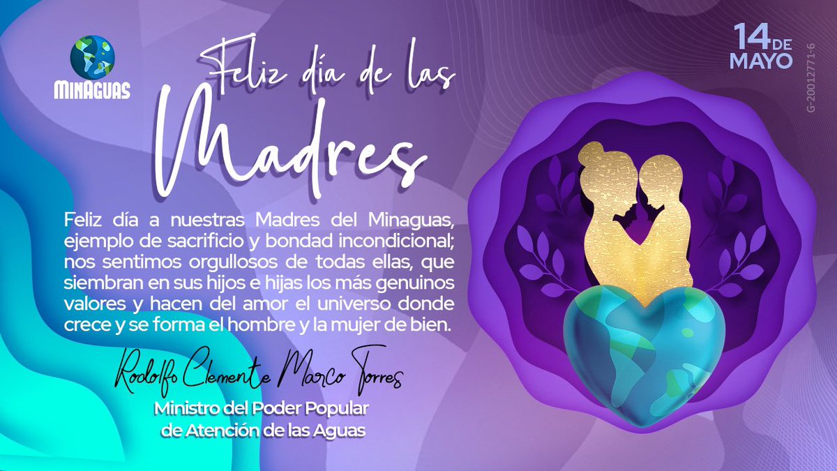RMarcoTorres's tweet photo. Que sea el amor siempre la palabra con la que honremos el sacrificio de nuestras madres ¡Qué Dios bendiga la hermosa obra de proteger y cuidar a sus hijos e hijas! #DíaDeLaMadreEnAmor https://t.co/tdQbOA7Ih5